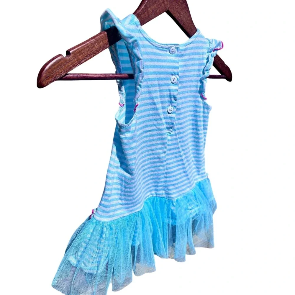 Pink & Violet Dalmatian Tutu Dress Kids 2T Blue Tulle EXCELLENT‎ CONDITION